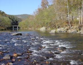 Pound River merging into the Russell Fork at Bartlick