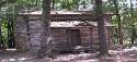 A log cabin in the Breaks Interstate Park.